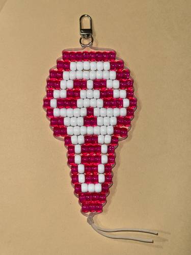 Ghost Face Keychain