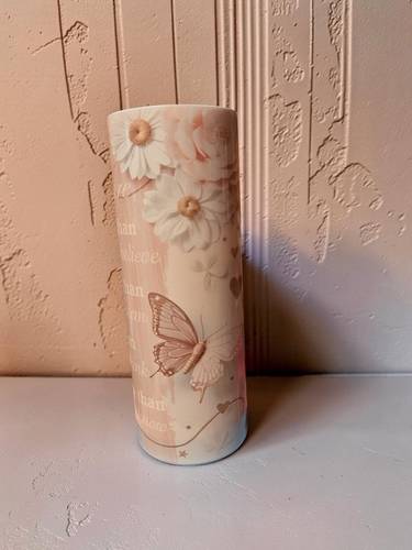 You are braver sublimated 20oz Skinny Tumbler