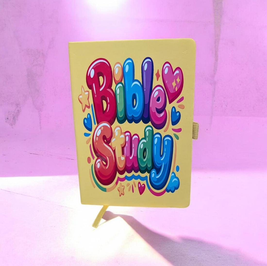 Vibrant Bible study vinyl journal — photo 1