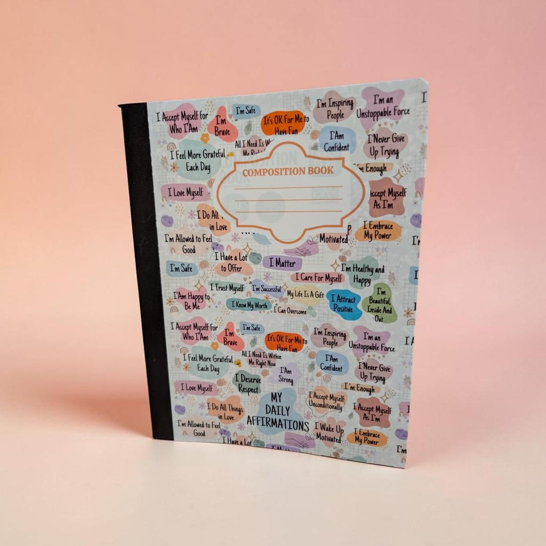 Daily Affirmations Altered Composition Notebook — photo 1