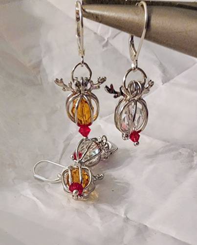 Rudolph Earrings or Necklace