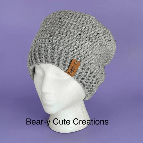 Grey speckle beanie