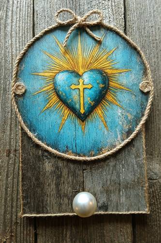 Pearls of Wisdom Hanger - Sky Blue