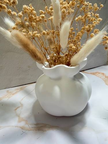 Ceramic home decor bud vase