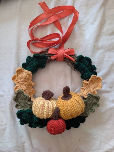 Handmade crochet Wreaths