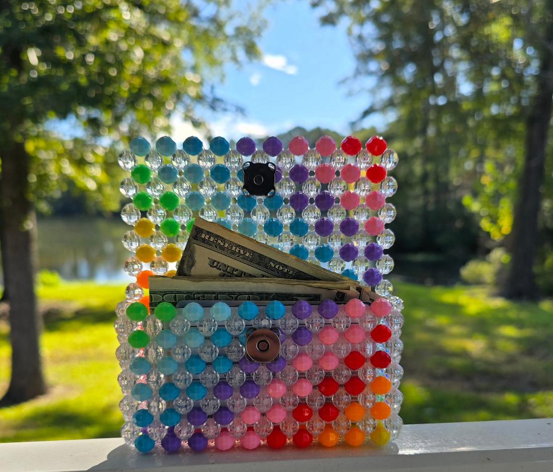Handmade Rainbow Wallet π β photo 1